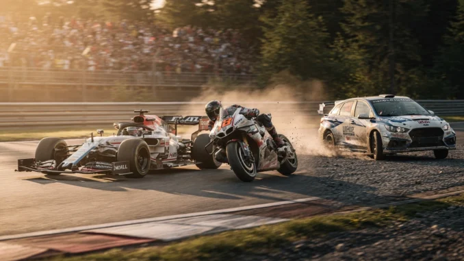 F1 vs MotoGP vs WRC