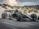 Verstappen Zandvoort kask, bolid F1 na torze w wydmach