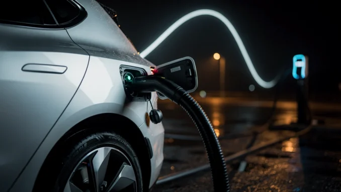 krzywa ładowania samochodu elektrycznego