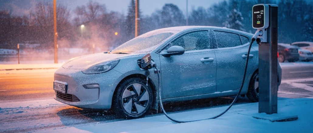 ładowanie ev zimą