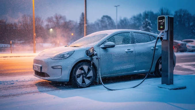 ładowanie ev zimą