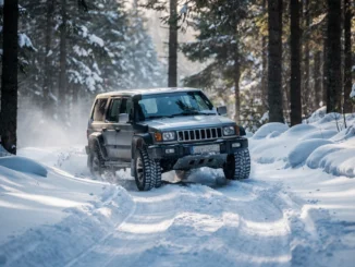 off-road zimą