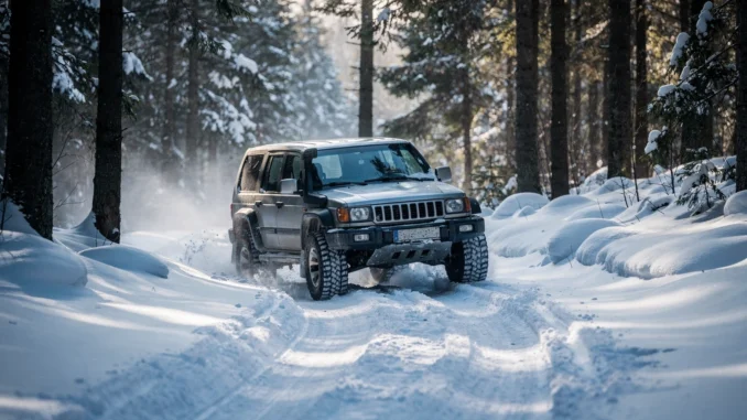 off-road zimą